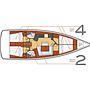 Book yachts online - sailboat - Oceanis 45 (4 cabs) - CANCAN - rent