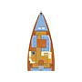 Book yachts online - sailboat - Sun Odyssey 389 JP - TEQUILA SUNRISE - rent