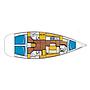 Book yachts online - sailboat - Cyclades 44.3 - Grace of Rockfleet - rent