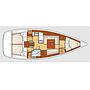 Book yachts online - sailboat - Oceanis 37 - WIND OF CHANGE (New 2023 full batten mainsail, 2023 furling genoa, 2023 bimini, 2023 sprayhood) - rent