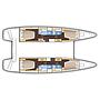 Book yachts online - catamaran - Lagoon 42 - 4 Cabin - Starz - rent