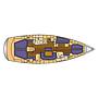Book yachts online - sailboat - Bavaria 46 Cruiser - Praslin - rent