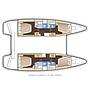 Book yachts online - catamaran - Lagoon 42 - LILA - NEW IN FLEET  - rent